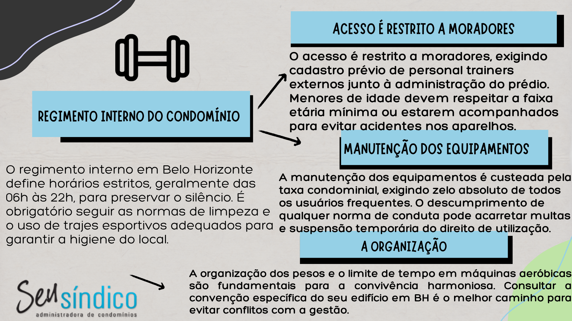Regimento interno do condomínio para o funcionamento de academias em condomínios BH